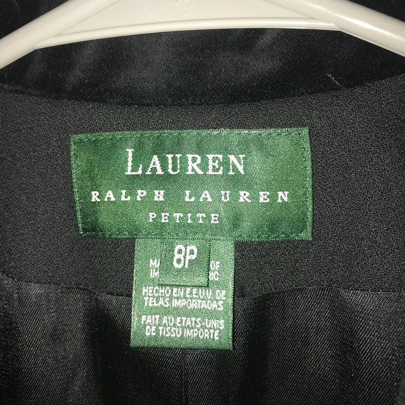 Like New Beautiful Lauren Ralph Lauren Petite Wool Blazer, Size P 8 - Picture 4 of 7